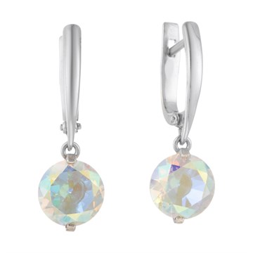 Серьги из&nbsp;серебра с&nbsp;фианитом