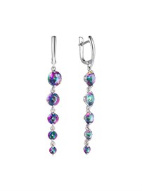 Серьги из&nbsp;серебра с&nbsp;фианитом