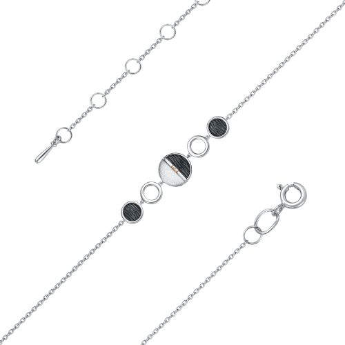 Браслет из&nbsp;серебра с&nbsp;Бриллиантом