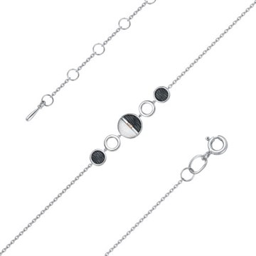 Браслет из&nbsp;серебра с&nbsp;Бриллиантом