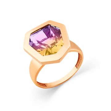 Кольцо из золота с Аметрином