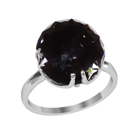 Кольцо из серебра c Горным хрусталем