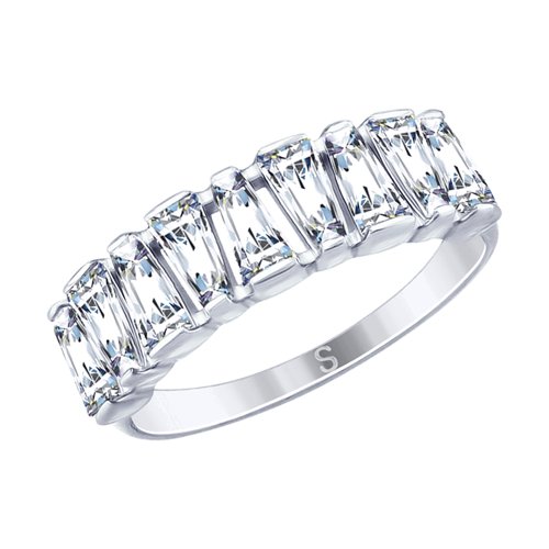 Кольцо из&nbsp;серебра с&nbsp;фианитом