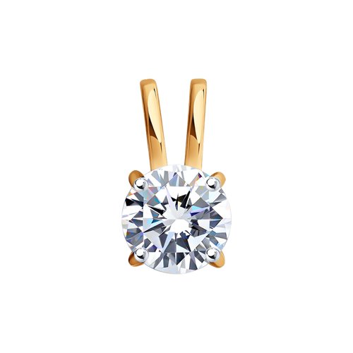 Подвеска из&nbsp;золота с&nbsp;фианитом