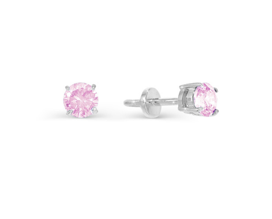Серьги из серебра с фианитом Серьги из серебра с фианитом