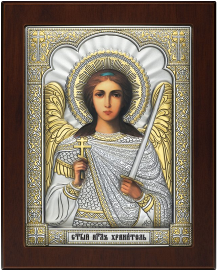 Икона "Ангел Хранитель" из биметалла