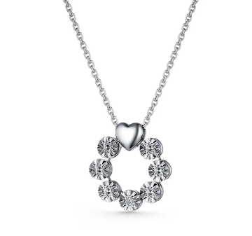 Колье из&nbsp;серебра с&nbsp;Бриллиантом