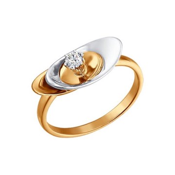 Кольцо из золота с Бриллиантом