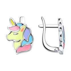 Серьги из&nbsp;серебра с&nbsp;эмалью