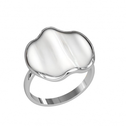 Кольцо из серебра с эмалью