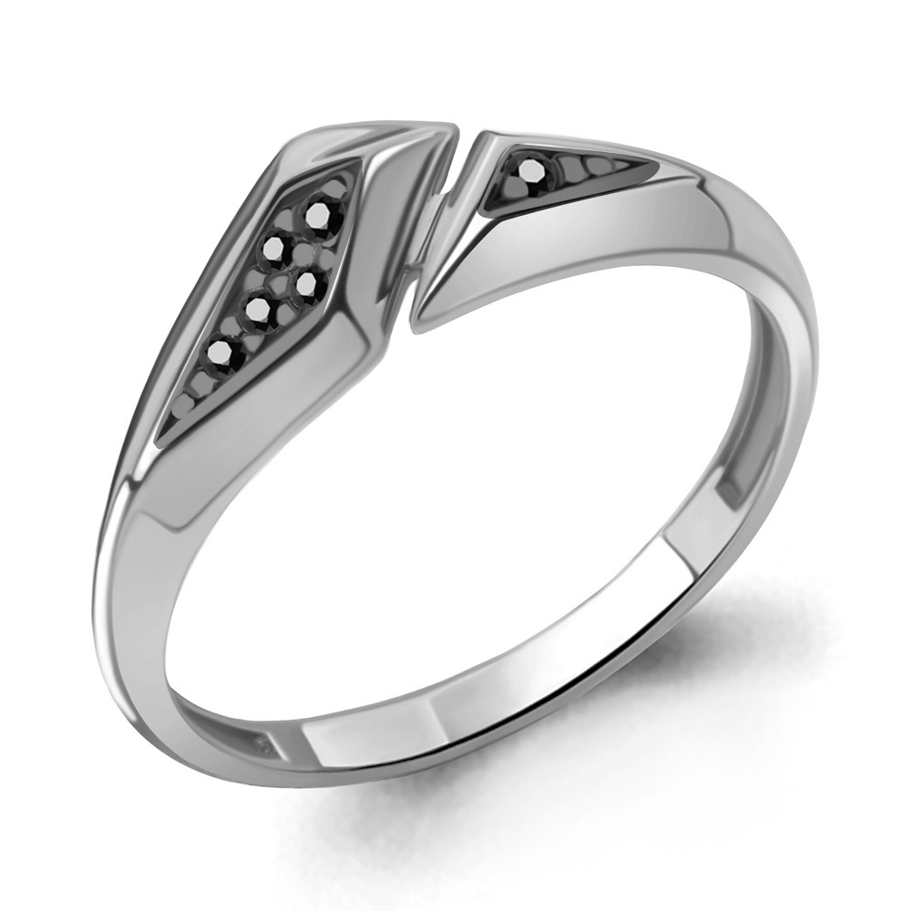 Кольцо из серебра с Нанокристаллом цветным
