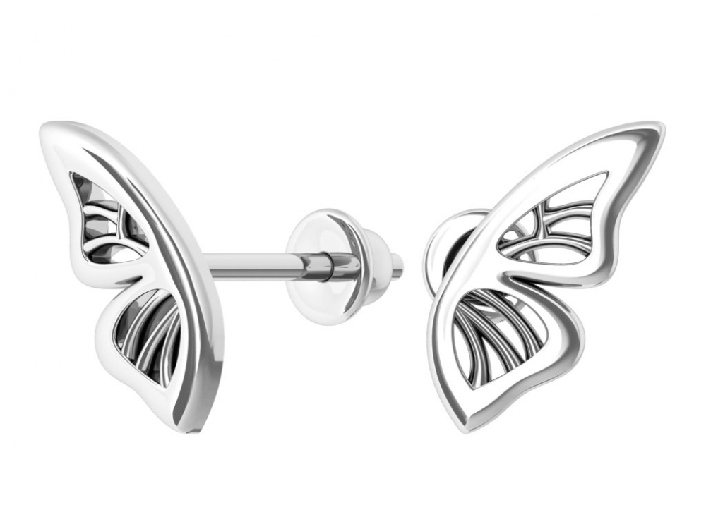 Серьги из серебра