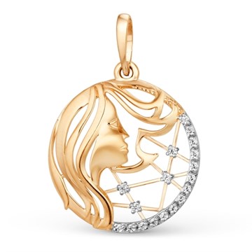 Подвеска из&nbsp;золота с&nbsp;фианитом