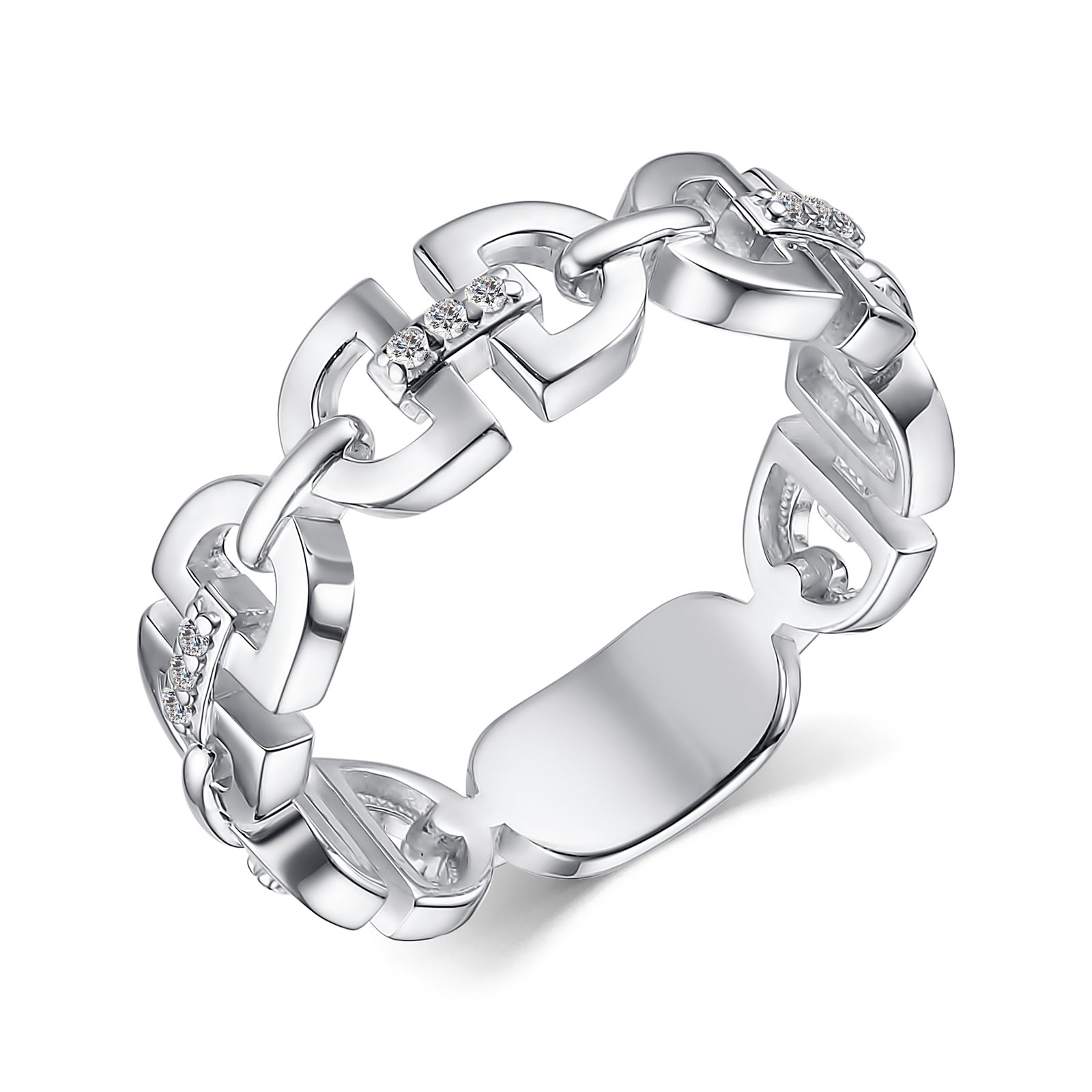 Кольцо из&nbsp;серебра с&nbsp;фианитом