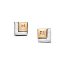 Серьги из серебра с Бриллиантом