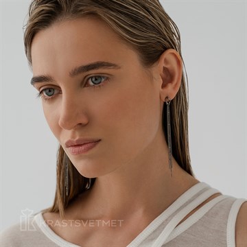 Серьги из серебра