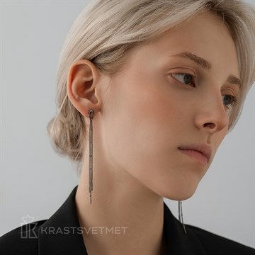 Серьги из серебра