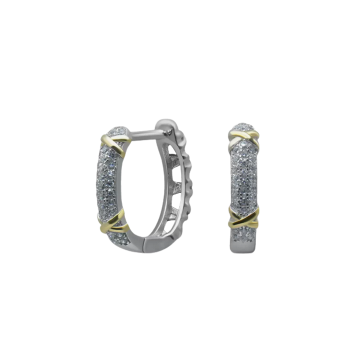 Серьги из&nbsp;серебра с&nbsp;фианитом
