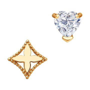 Серьги из&nbsp;золота с&nbsp;фианитом