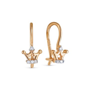 Серьги из золота с Бриллиантом