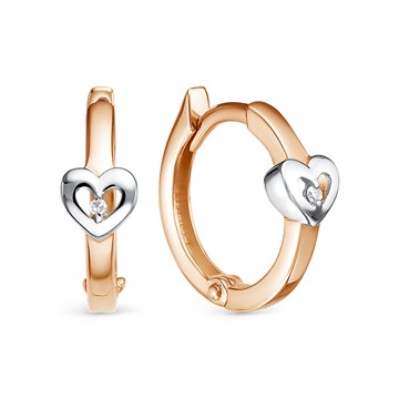 Серьги из золота с Бриллиантом