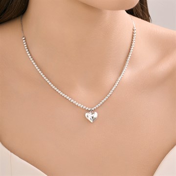 Колье из серебра