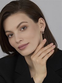 Серьги из золота с Бриллиантом