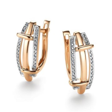 Серьги из золота с Бриллиантом