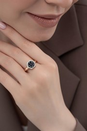 Кольцо из золота с сапфиром и Бриллиантом