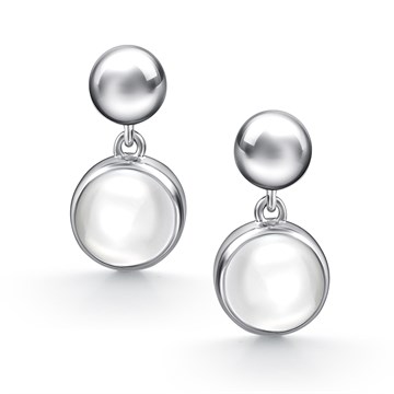 Серьги из серебра c Горным хрусталем