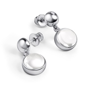 Серьги из серебра c Горным хрусталем