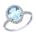 Серьга из серебра