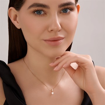 Подвеска из золота с фианитом