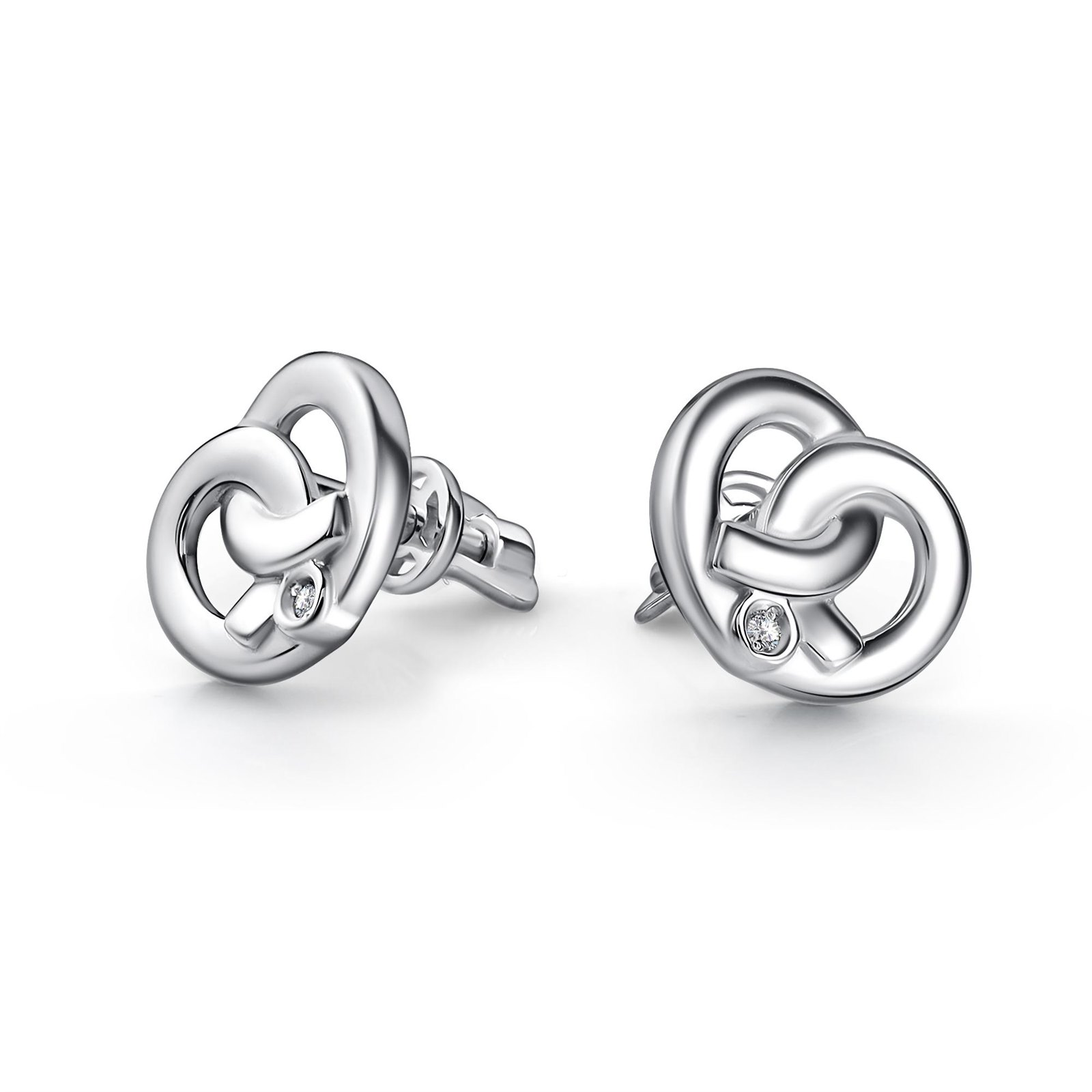 Серьги из серебра с фианитом Серьги из серебра с фианитом