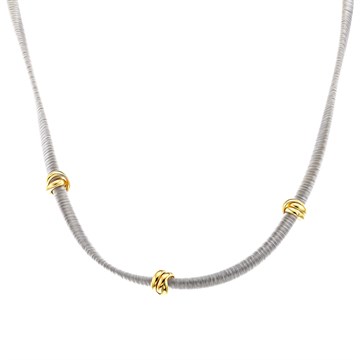 Колье из серебра