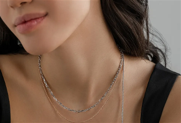 Колье из серебра