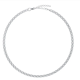 Колье из серебра