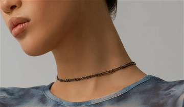 Колье из серебра