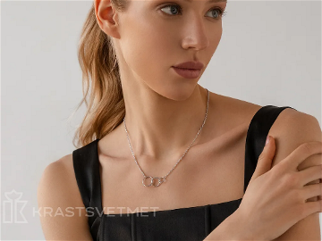 Колье из серебра