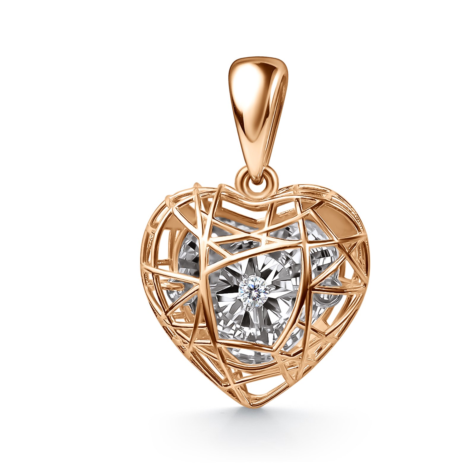 Серьги из золота с Бриллиантом