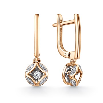 Серьги из&nbsp;золота с&nbsp;Бриллиантом