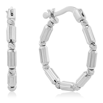 Серьги из белого золота