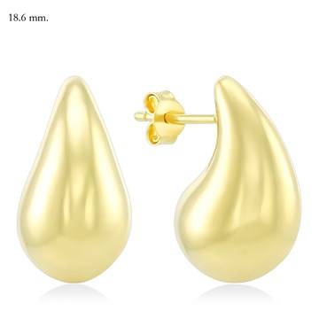 Серьги из лимонного золота