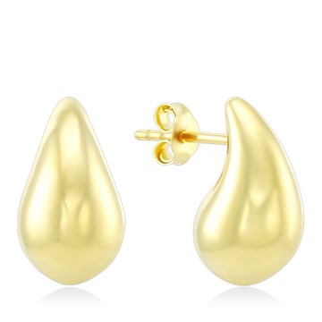 Серьги из лимонного золота
