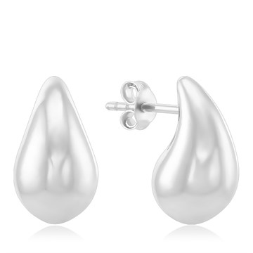Серьги из белого золота