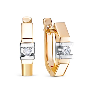 Серьги из золота с Бриллиантом