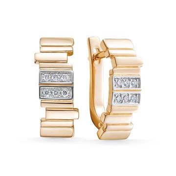 Серьги из золота с Бриллиантом