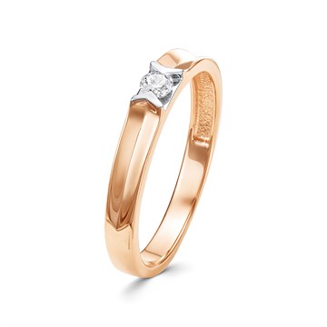 Кольцо из золота с Бриллиантом