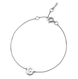 Браслет из серебра с фианитом