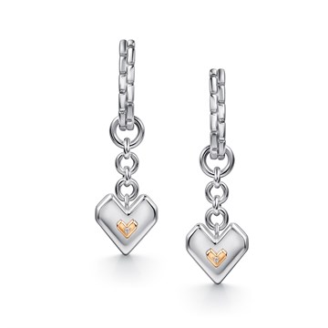 Серьги из серебра с Бриллиантом